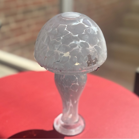 Royal Limited white Crystal Pedestal fairy light Votive Candle Lamp 8.5” Tall - Picture 9 of 15